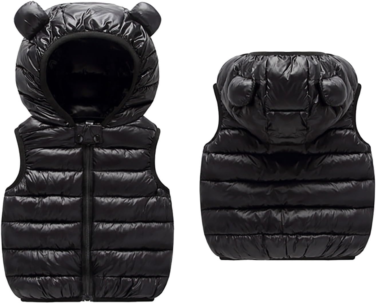 Newborn Toddler Cozy Down Jacket with Bear Ears