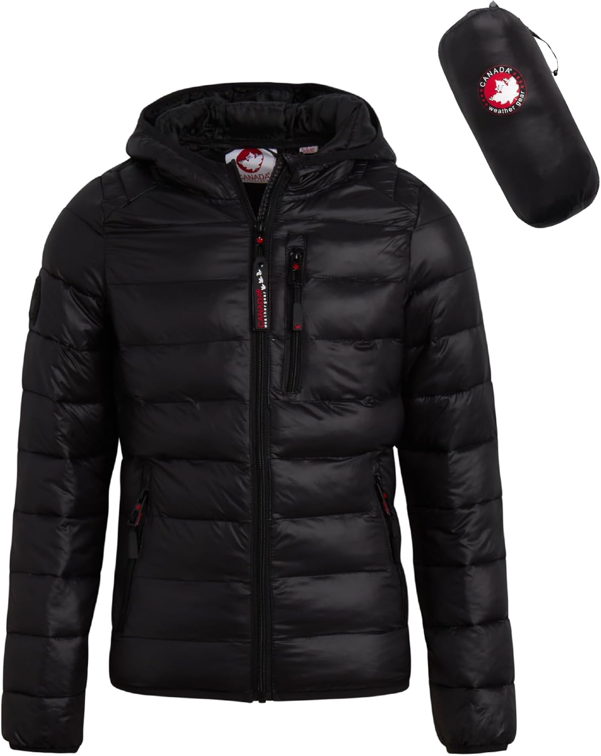 Canada Weathgabe Girls Puffer Jacket - Lightweight Durable Perfect for Kids 7-16
