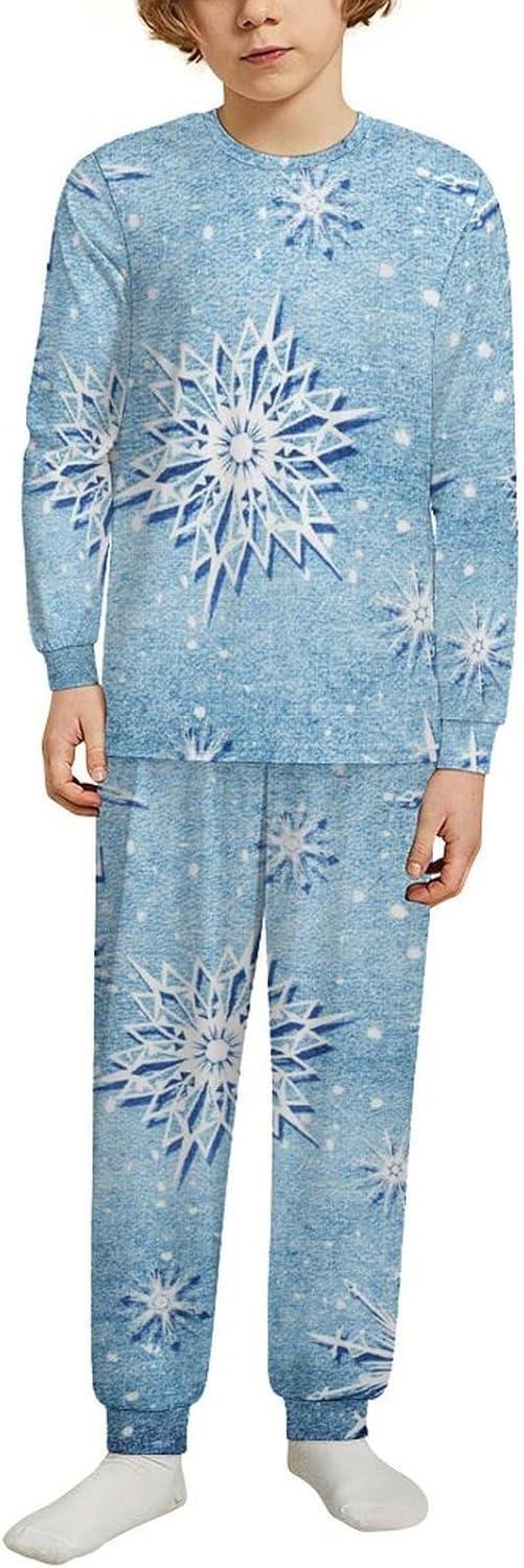 MEIKKO Kids Thermal Underwear Set - Santa Red Perfect for Christmas