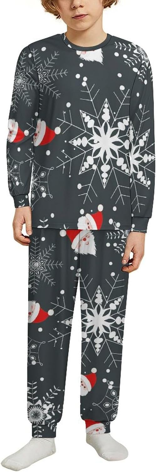 XCelebration Christmas Gnomes Thermal Underwear for Kids Soft Comfortable Pajamas