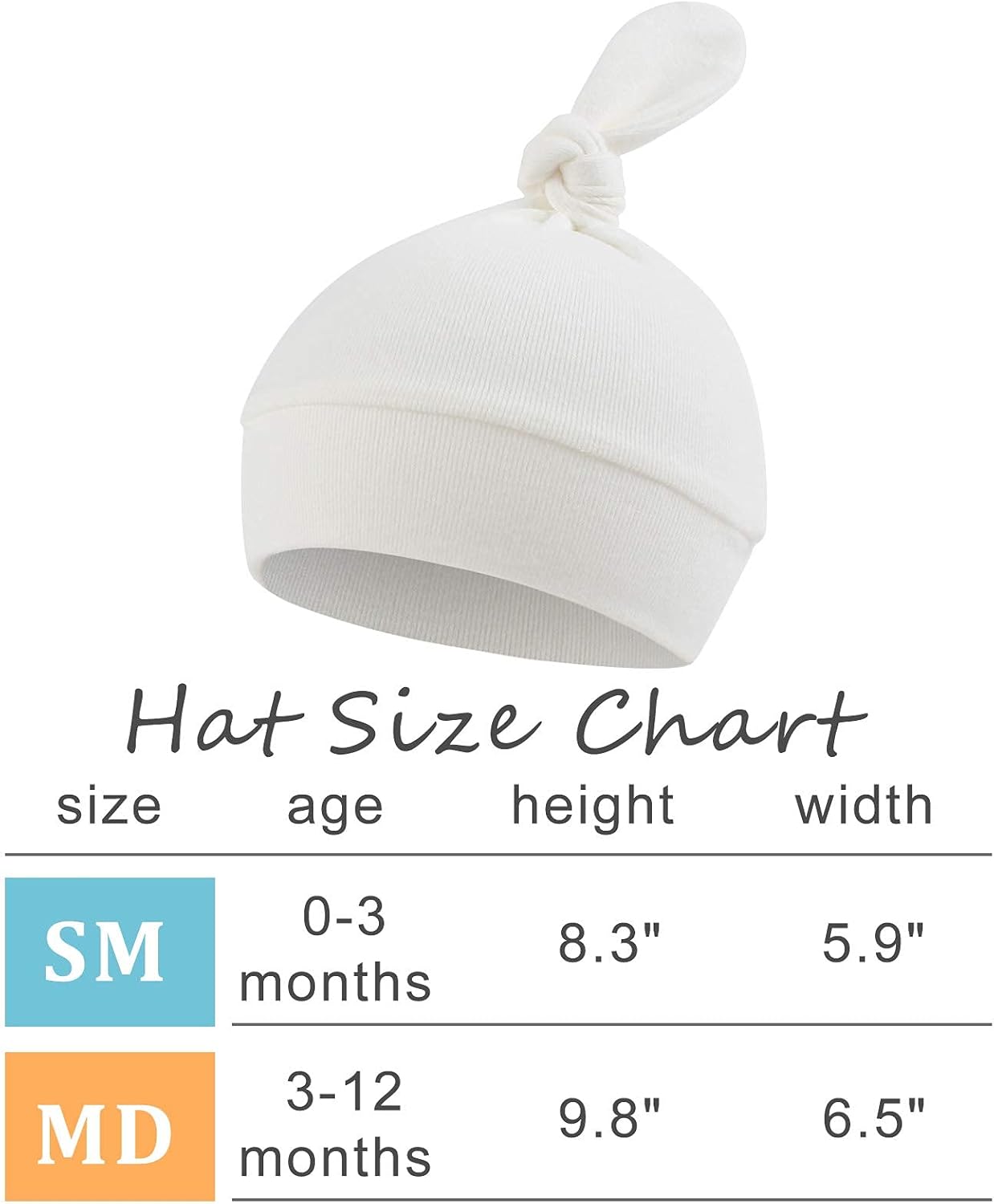 JANGANNSA Stretchy Organic Cotton Baby Beanie