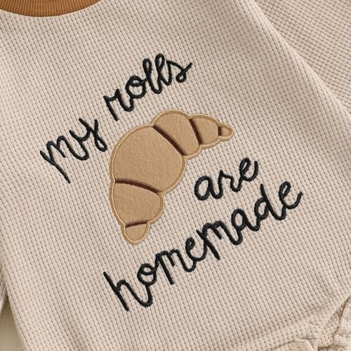 Handmade Romper First Thanksgiving Outfits for Baby Girls US