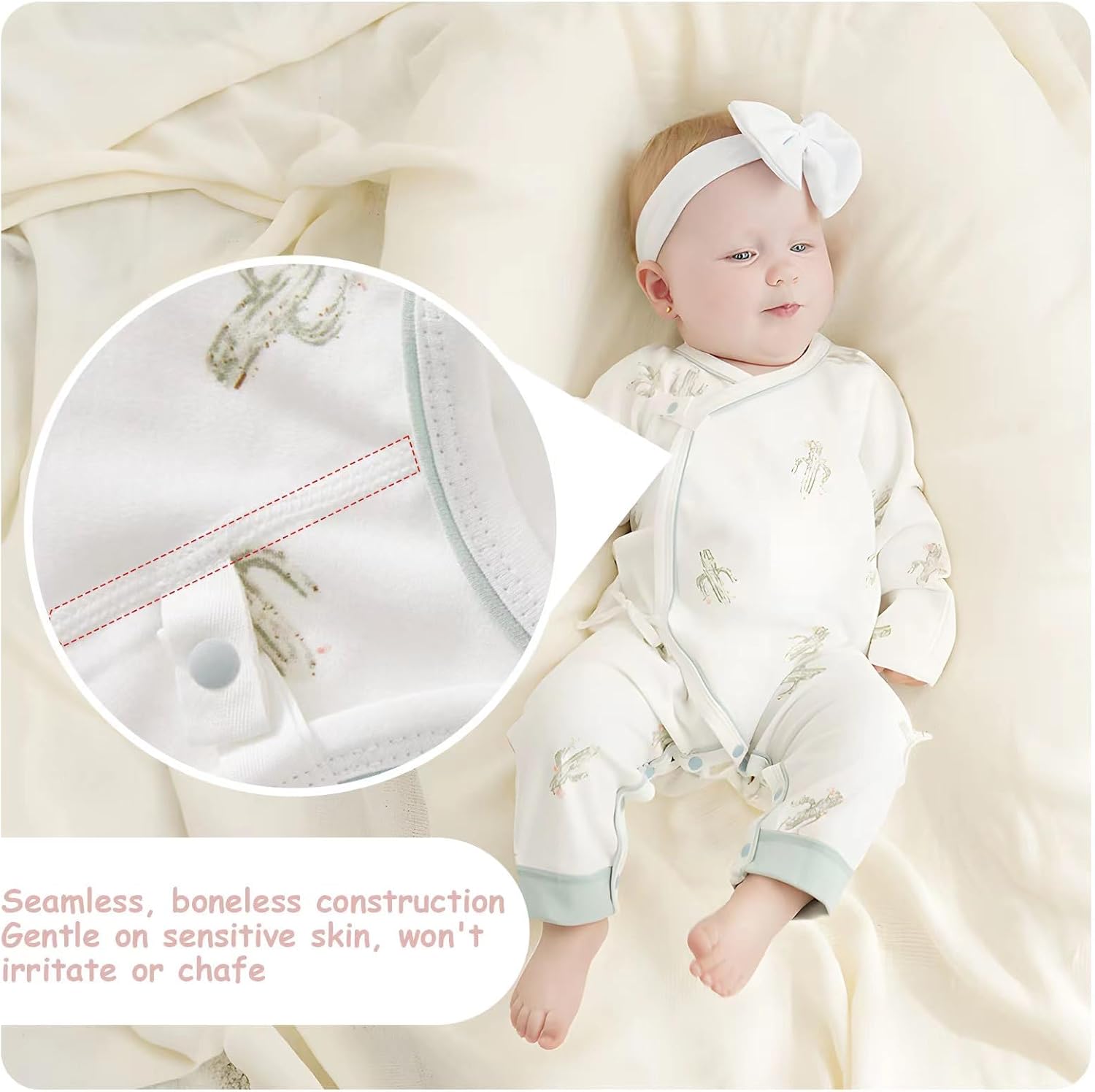 Cherie Kids 0-6 Months Organic Cotton Romper