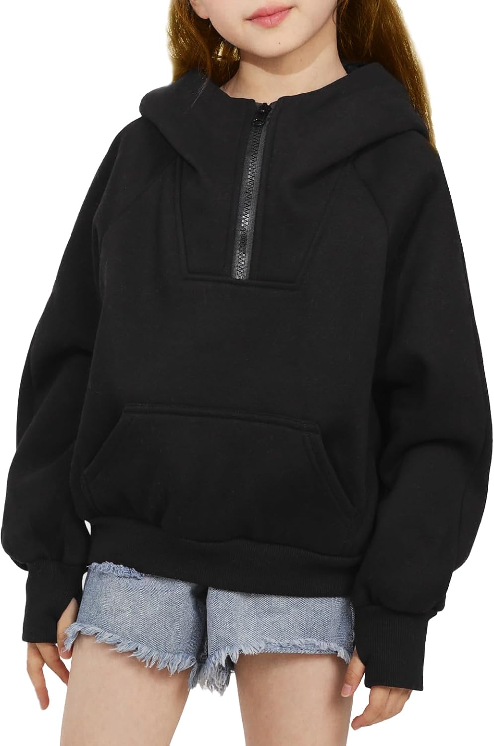 Hvididan Girls Super Soft Fleece Athletic Hoodie