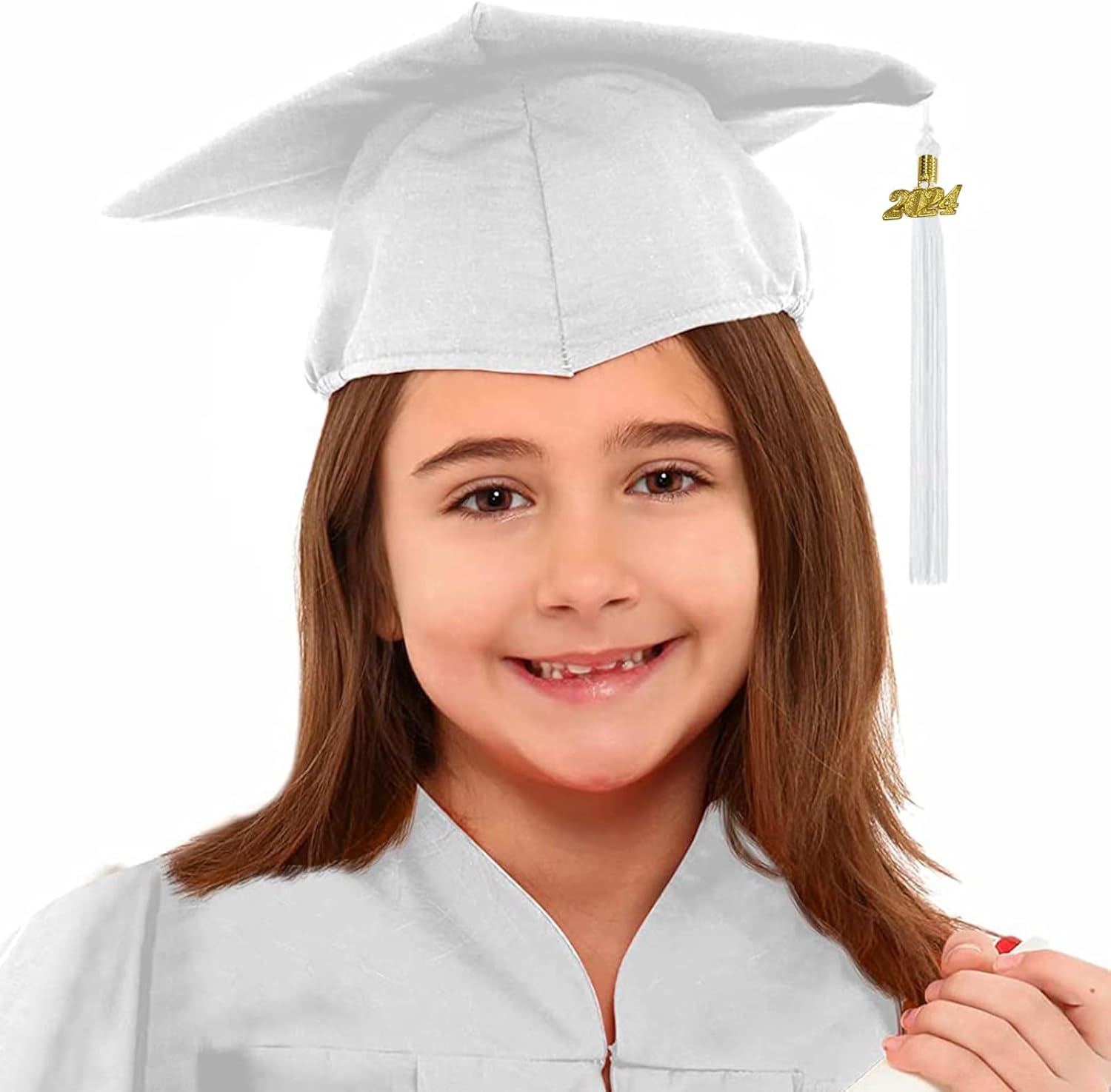 Generic Unisex Bachelors Elastic Cap for Preschool Graduation Child