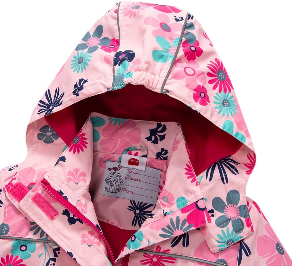 Sowllars Girls Waterproof Weather Jacket