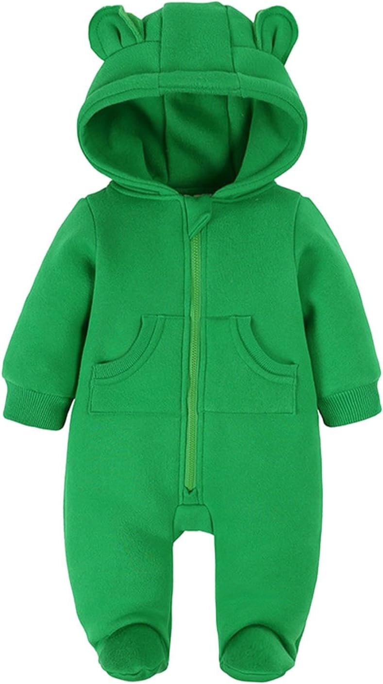 Perfect for Newborn Girls - Long Sleeve Romper Jumpsuit