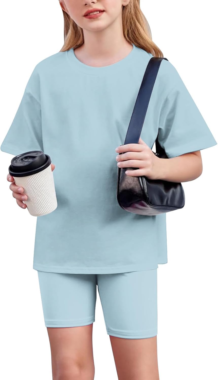 Generic Girls Loose Tracksuit Set for Ages 5-15