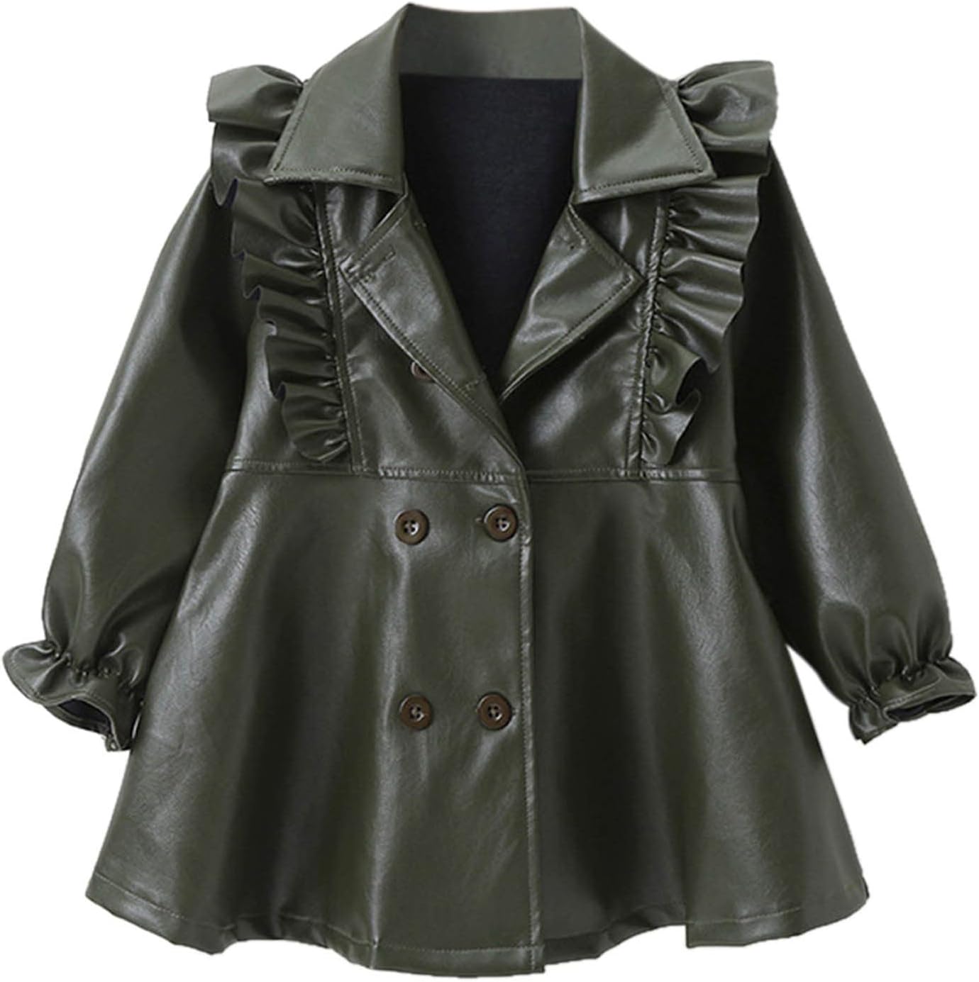 AMIMOJY Toddler Girls Winter Patchwork Jacket
