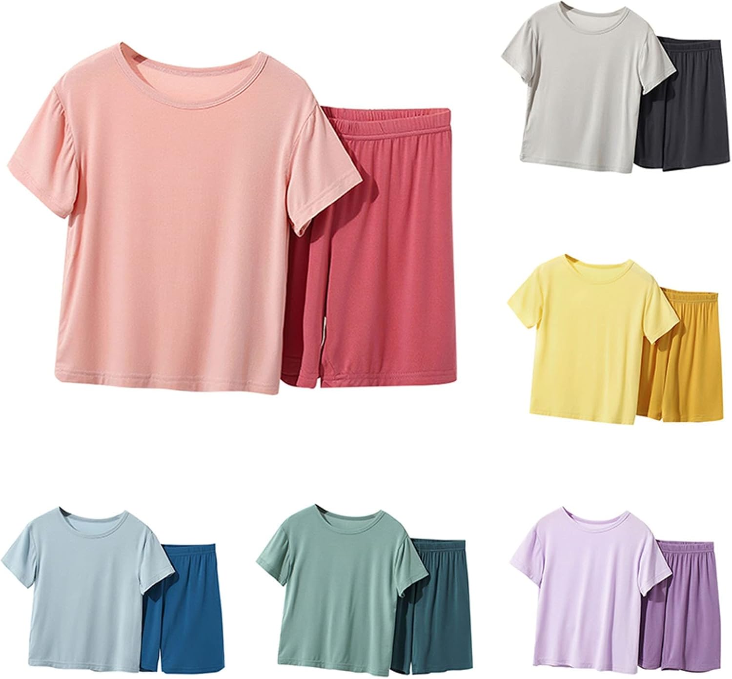 Cooling Short Sleeve T-shirt Set for Toddlers Perfect Summer