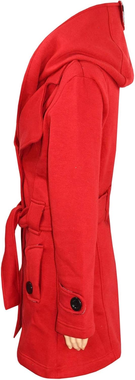 A2Z Boys GirlsDouble Breasted Overlap Lapel Parka Jacket