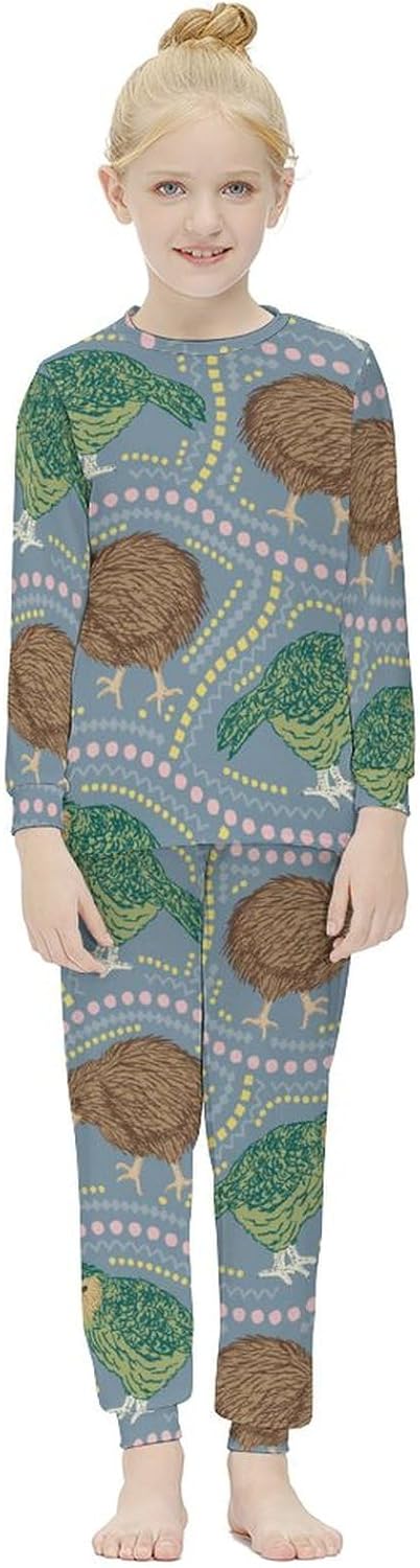 Girls Thermal Pajama Set