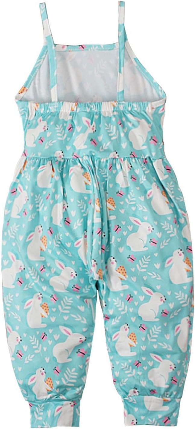 Cute Easter Bunny Knit Romper for Baby Girl
