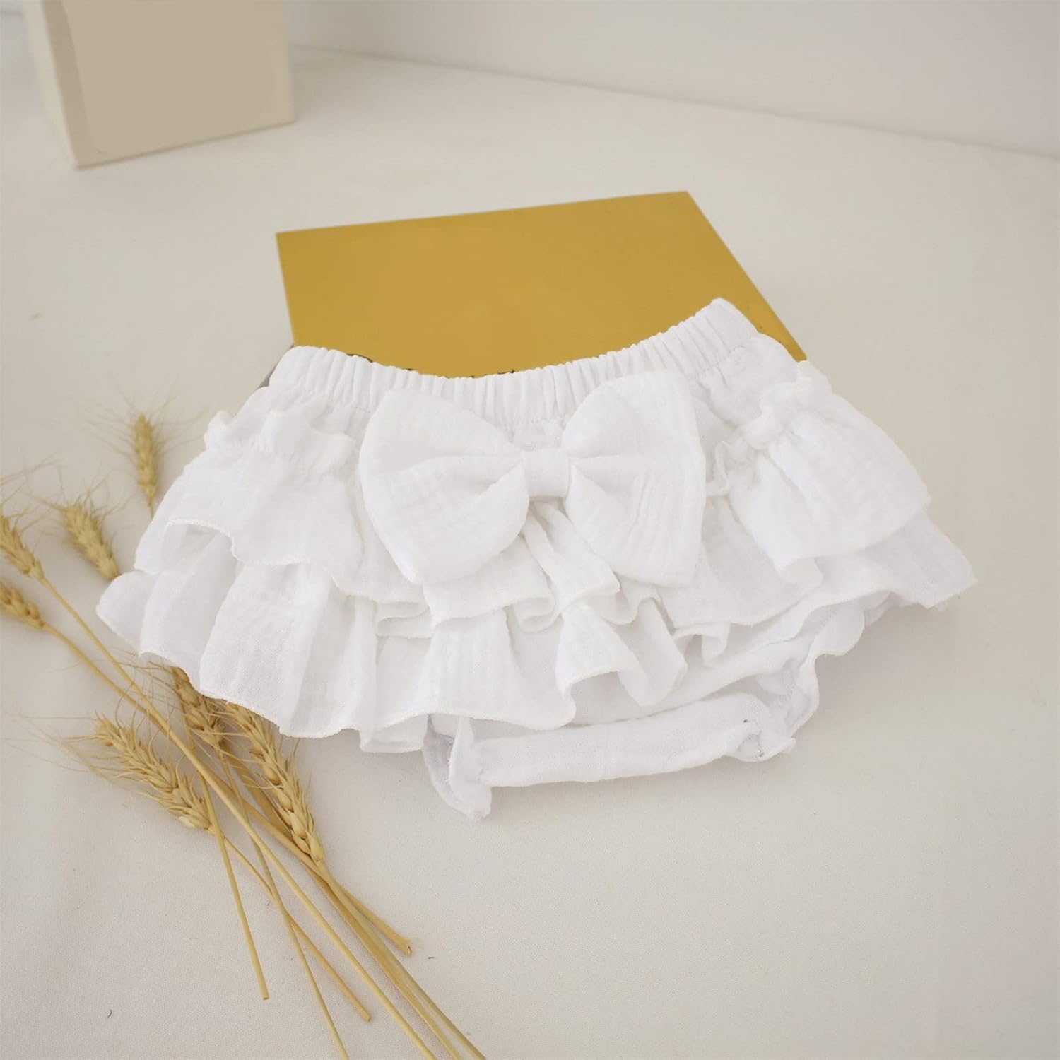 Stretchy Diaper Cover Shorts for Baby Girls
