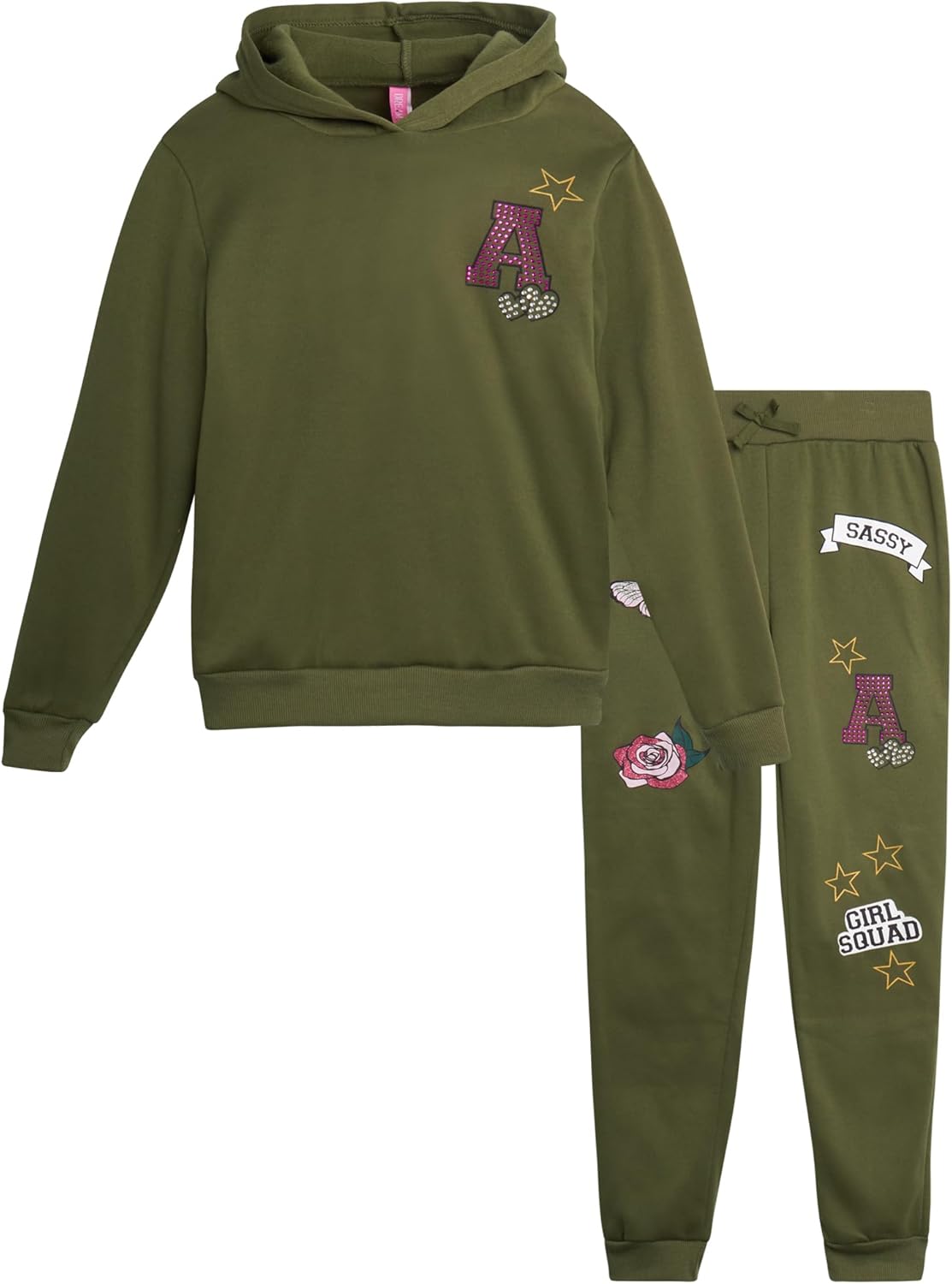 Dreamstar Girls Fleece Sequin Set