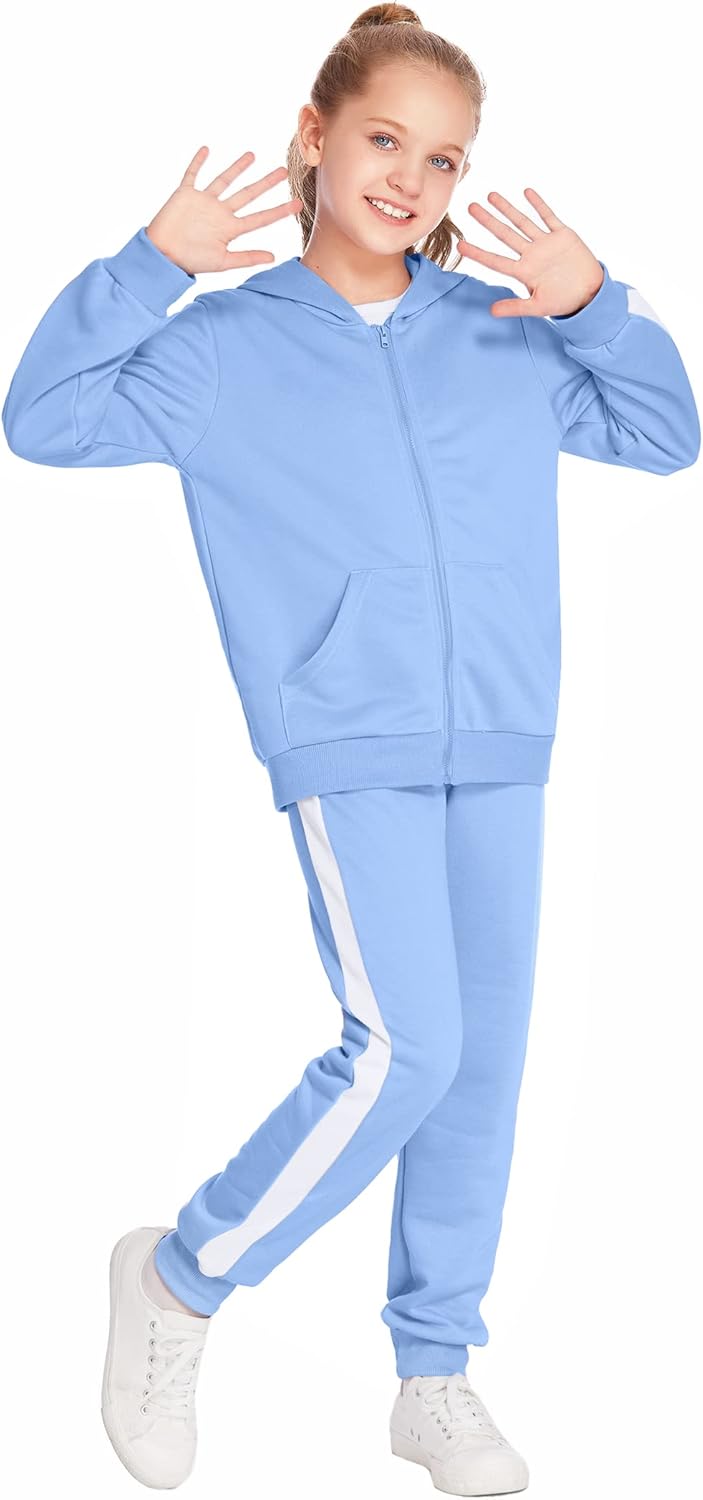 Arshiner Girls Jogger Set 2 Piece Outfits