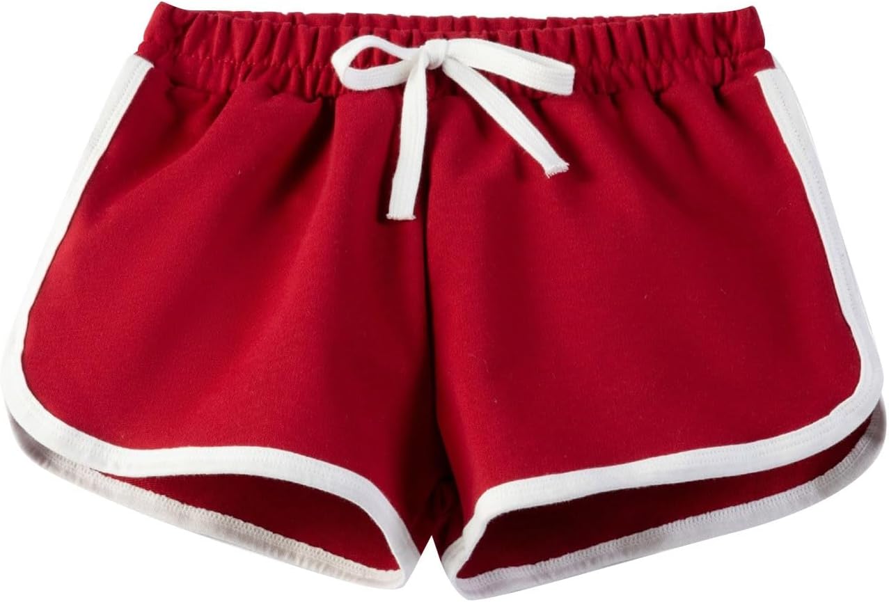 Kids Boys Girls Cotton Athletic Shorts for Running and Jogging