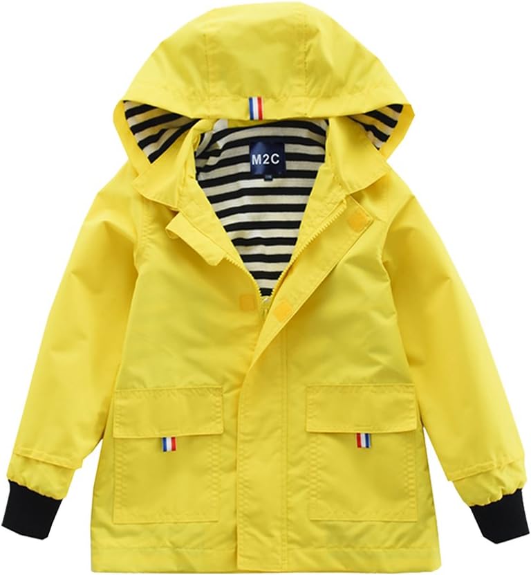 M2C Boys Girls Rain Jacket