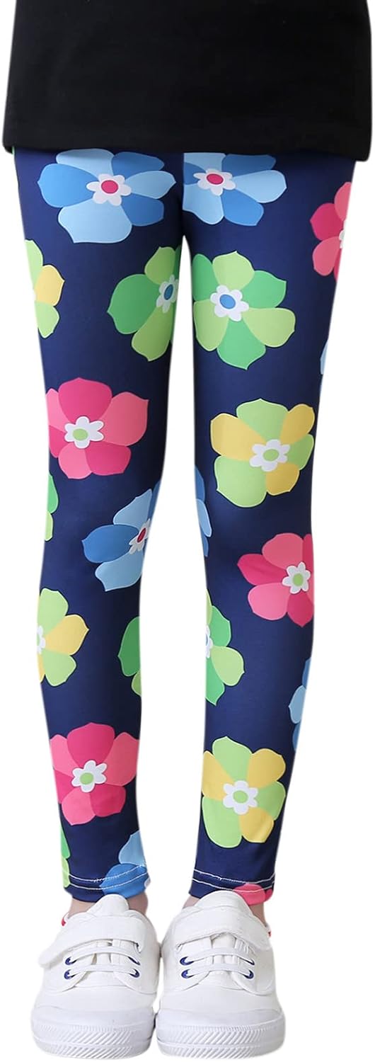 ToddlBy - Soft Floral Print Loose Pants for Kids Fall Spring Outfits