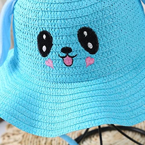 Adjustable Straw Hat Protective for Kids UPF 50