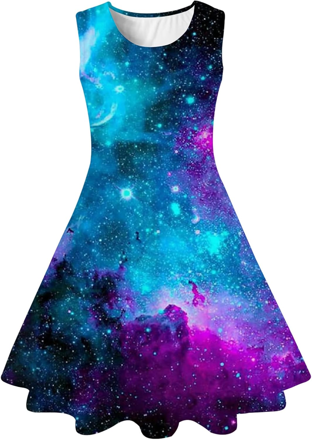 Sleek Floral Dress for Girls 4-12