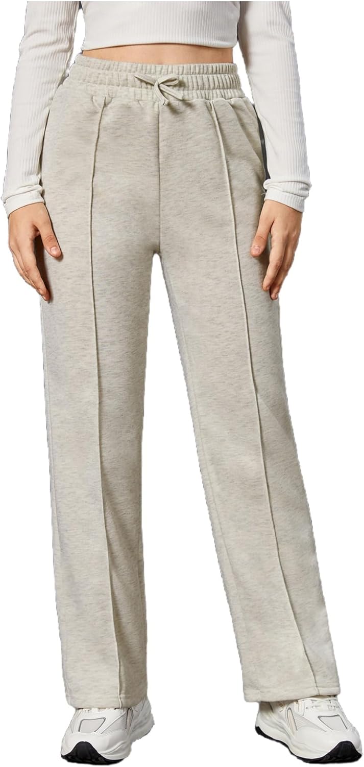 Floerns Girls Casual Drawstring High Waist Sweats