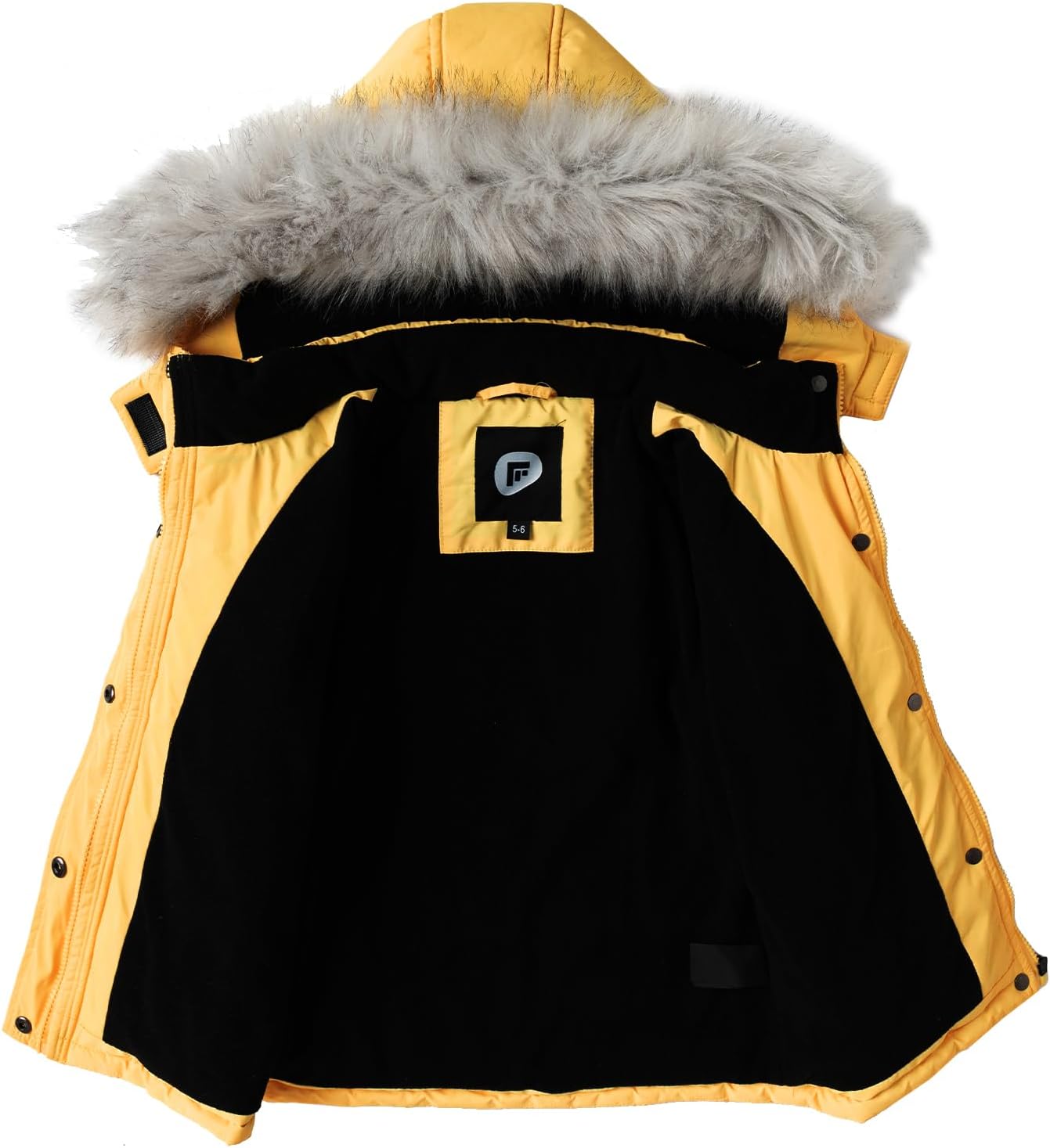 Waterproof Cozy Winter Coats for Girls Soft Fleece Puffers with 3000mm Shield
