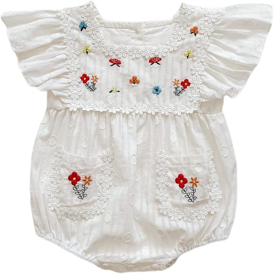 Matching Siblings Mexican Rompers Dresses for Toddler Baby Girl