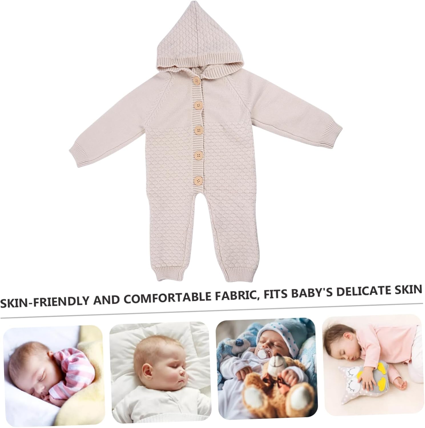 Infant Sleep Bag Long Sleeve Romper for Baby