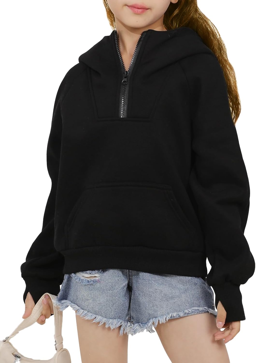 Hvididan Girls Super Soft Fleece Athletic Hoodie