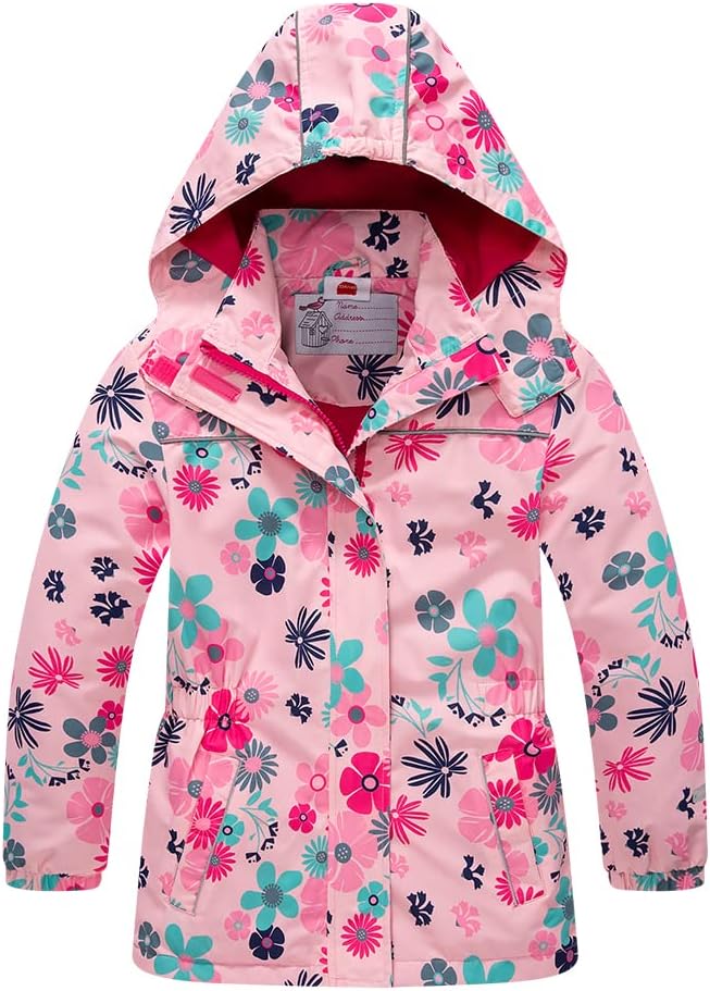 Sowllars Girls Waterproof Weather Jacket