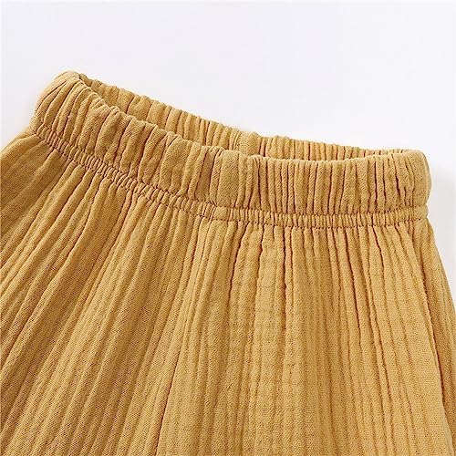 Cotton Linen Harem Pants for Toddler Boys and Girls