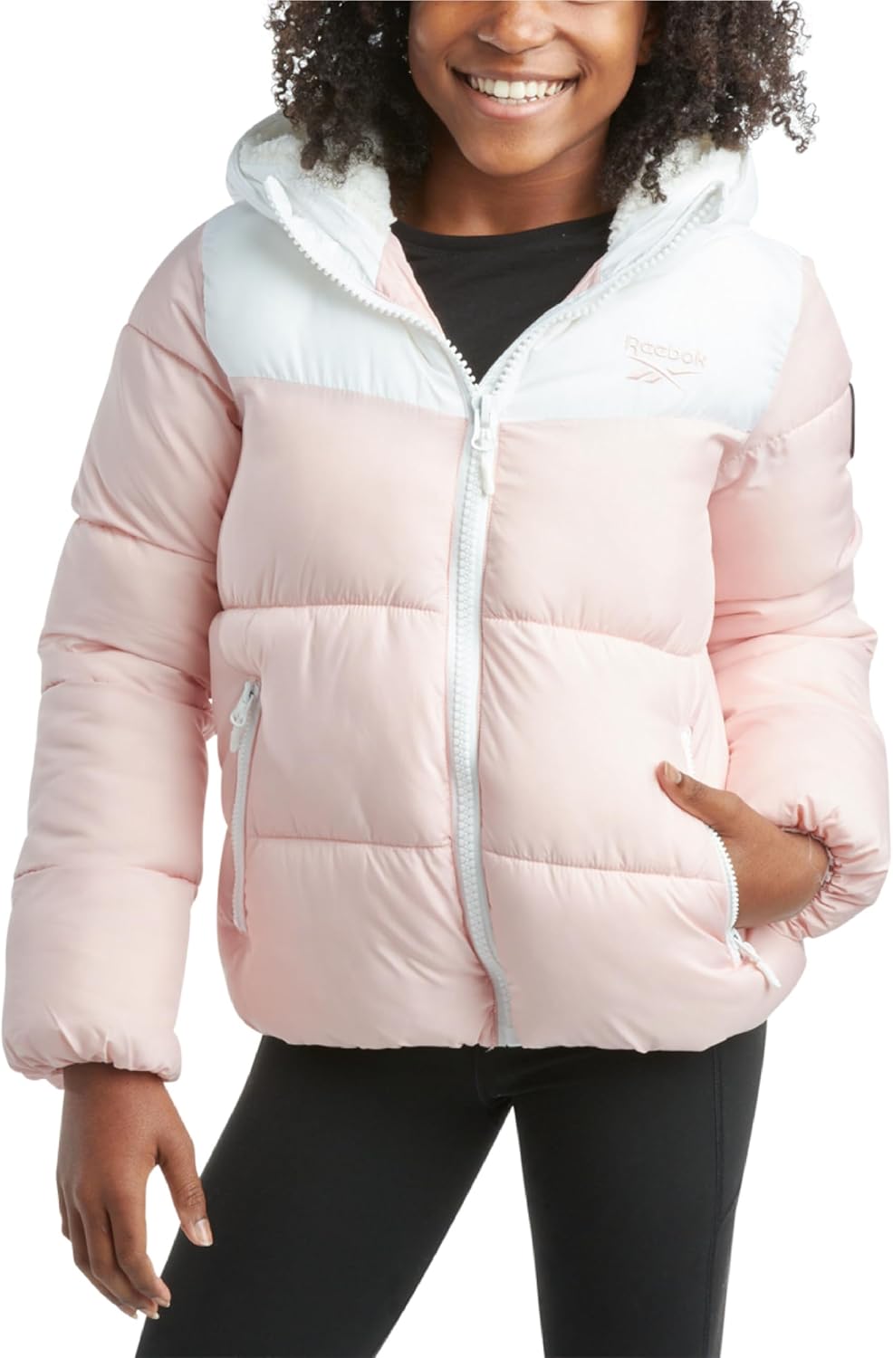 Reebok Girls Puffer Winter Jacket Warm Stylish