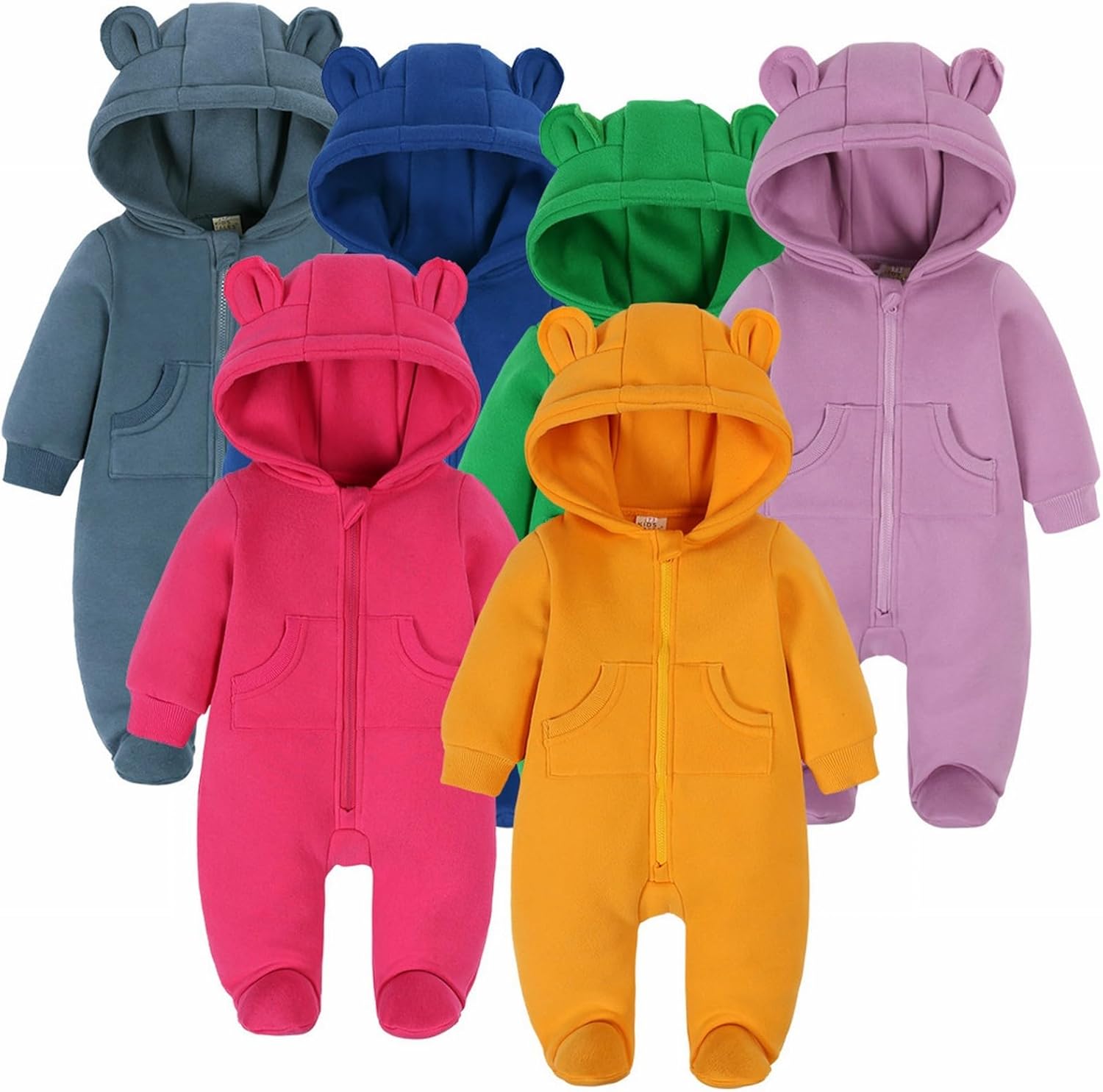 Perfect for Newborn Girls - Long Sleeve Romper Jumpsuit