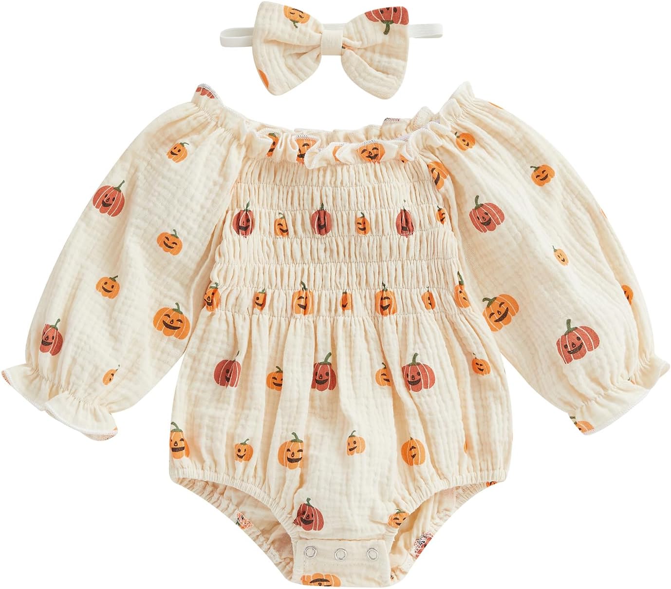 Cute Halloween Baby Girl Romper Dress