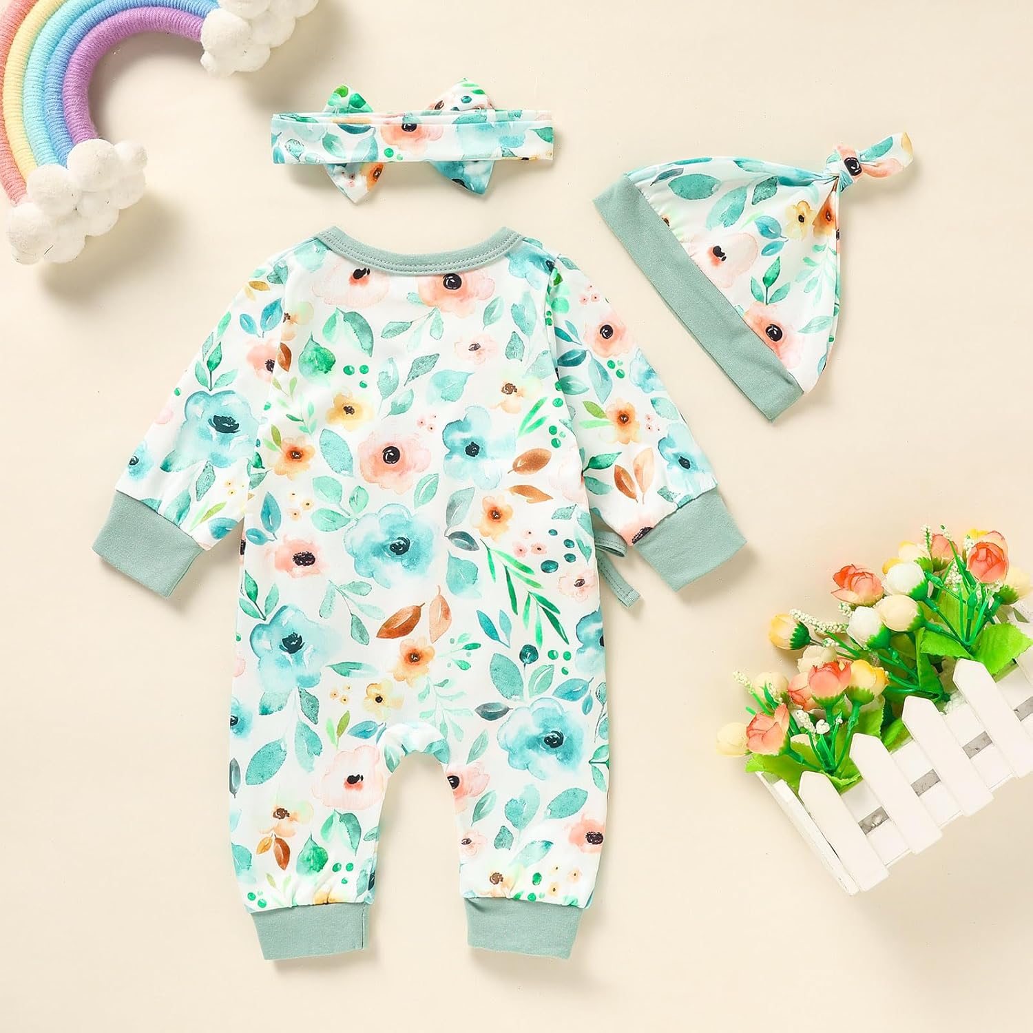 Sinhoon Newborn Baby Romper - Soft Comfortable Fall Winter Choice
