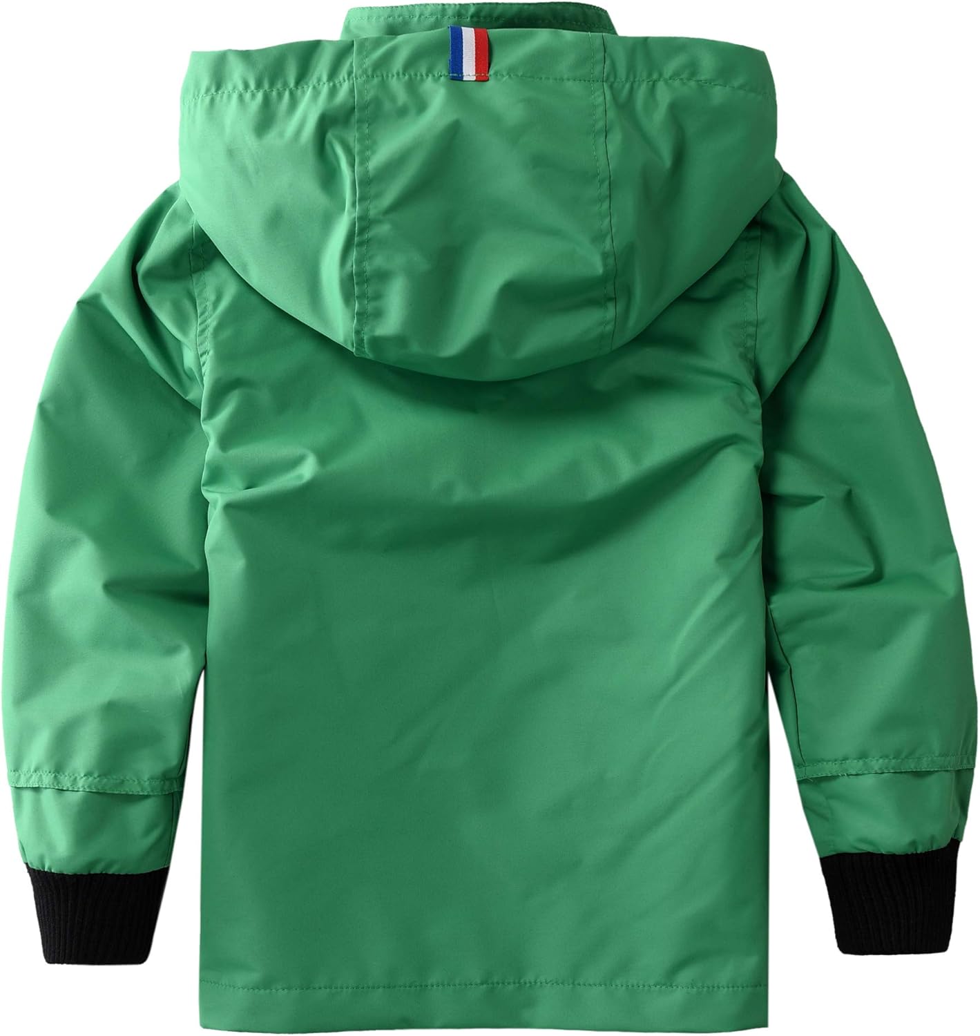 Hiheart Kids Waterproof Hooded Rain Jacket with Cotton Lining