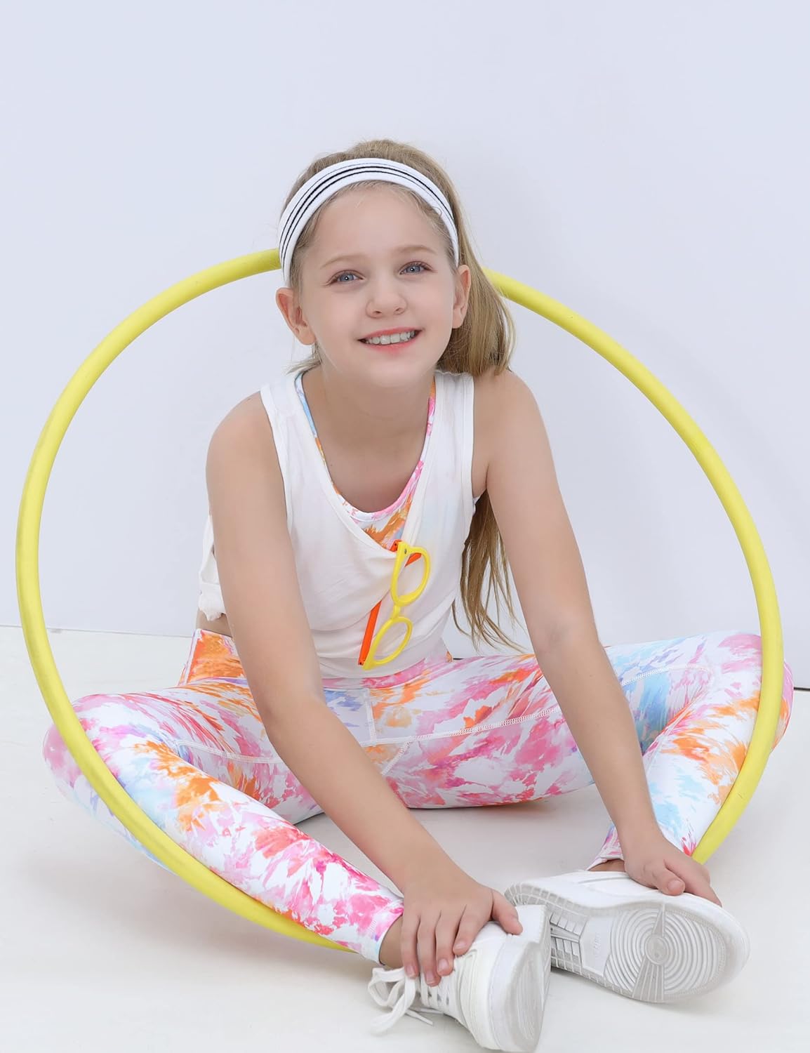Ewedoos Kids Stretchy athletic leggings for girls soft breathable and stylish