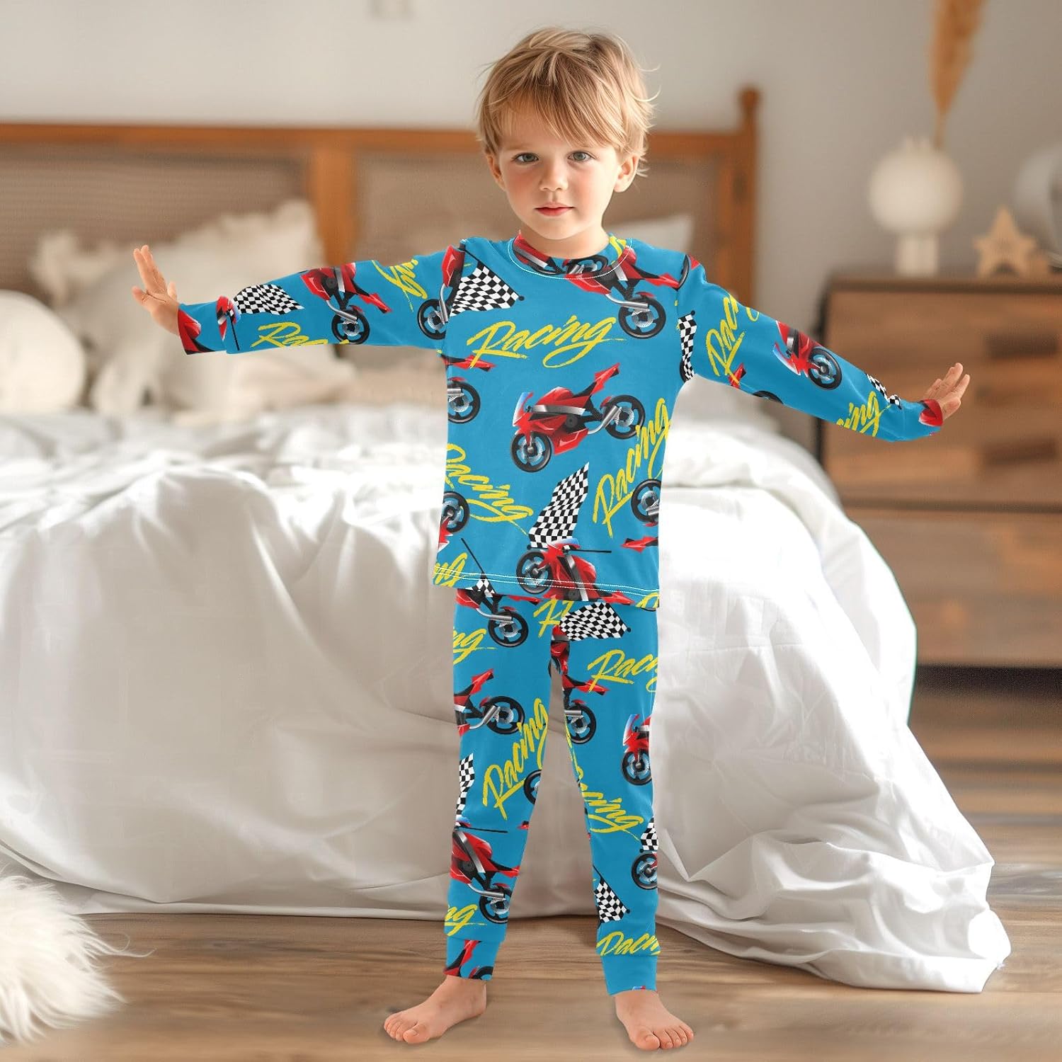 WIFIU Long Sleeve Pajama Set