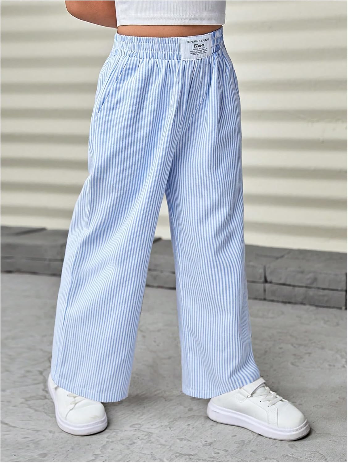 Comfortable Striped Summer Pants for Kids by Floerns