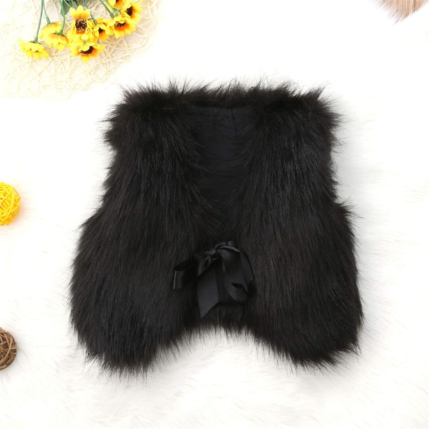 Perfectly Cozy Toddler Girl Faux Fur Vest