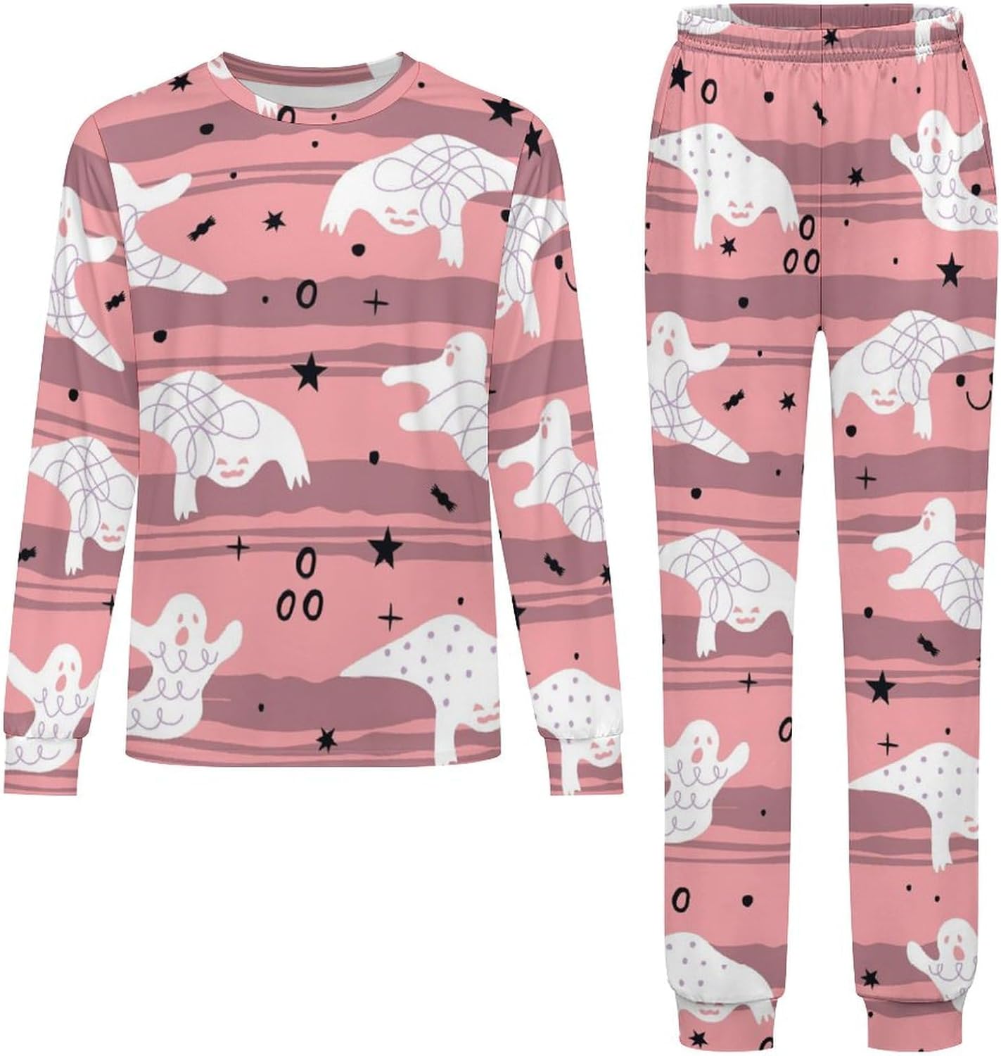 Cute Ghosts thermal underwear set for kids