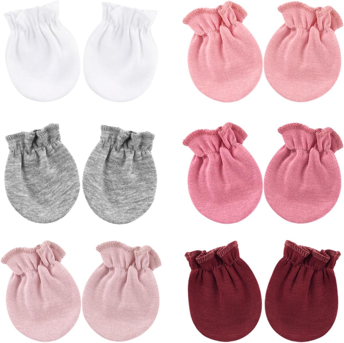 Soft No- Scratch Hypoallergenic mittens for Babies 0-6 Months