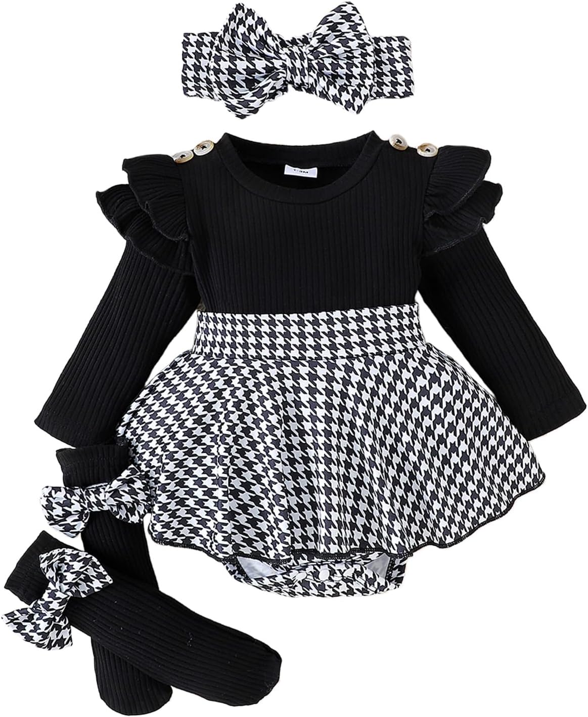 Lenjindjer Baby Girl Spring Romper Dress