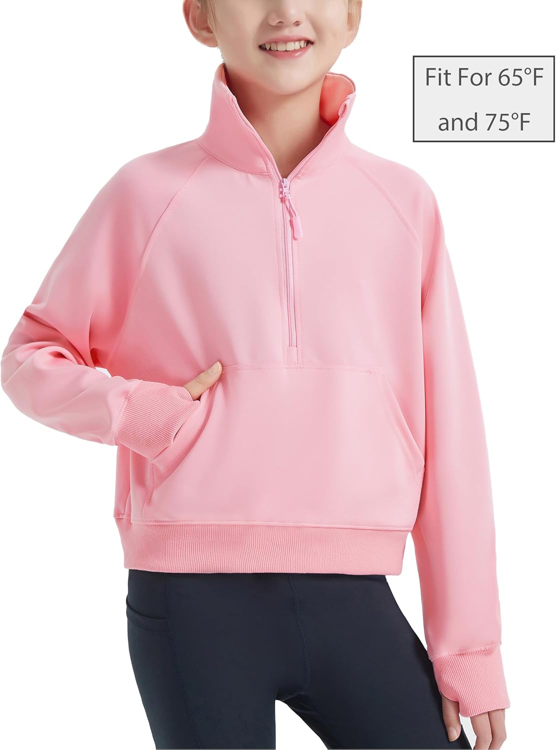EXARUS Girls Crop hoodie pullover
