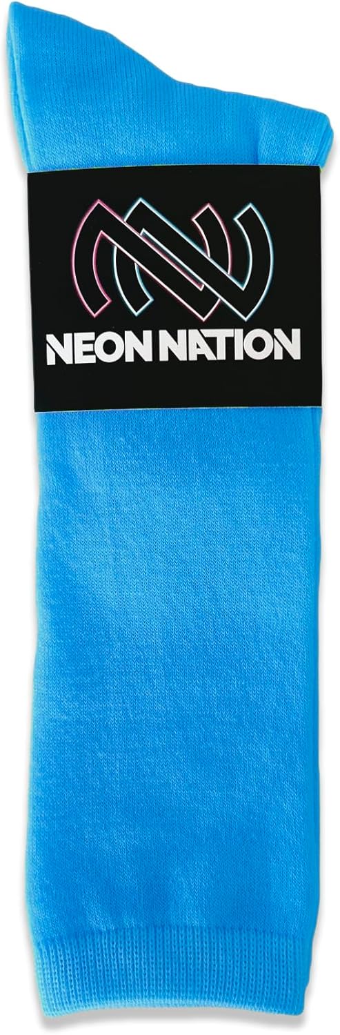 Neon Nation Bounce Back knee high socks