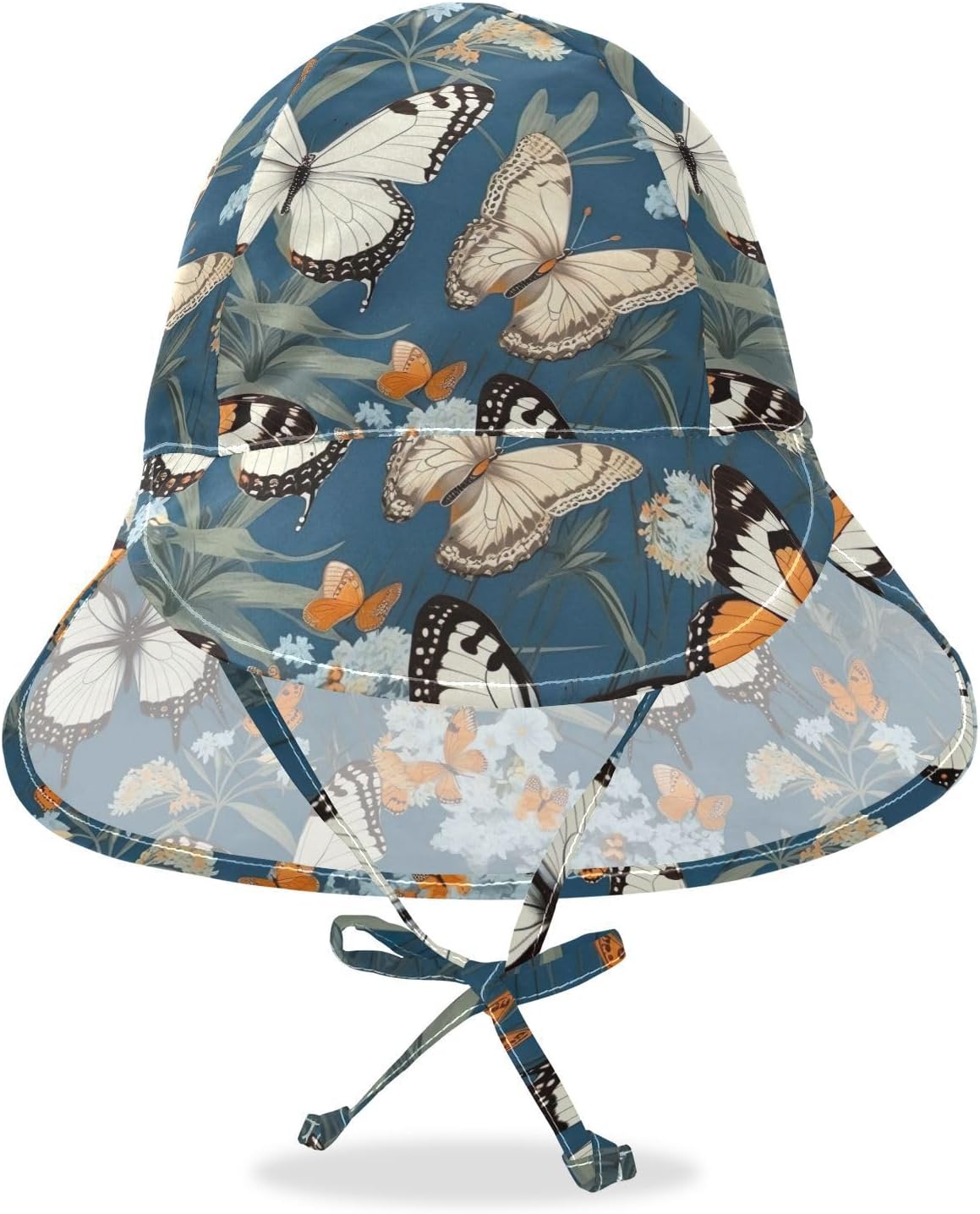 Emelivor Adjustable Baby Sun Hat with UV Protection for Toddlers Kids