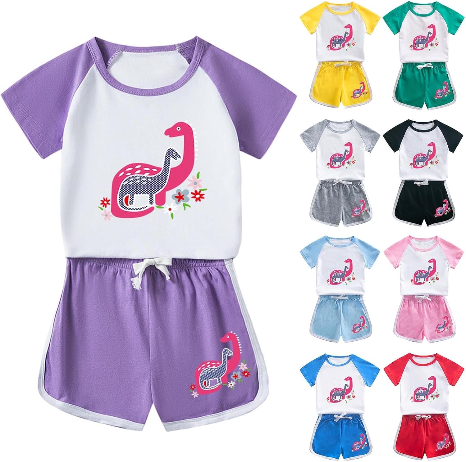 Cute Dinosaur Tracksuit for Kids