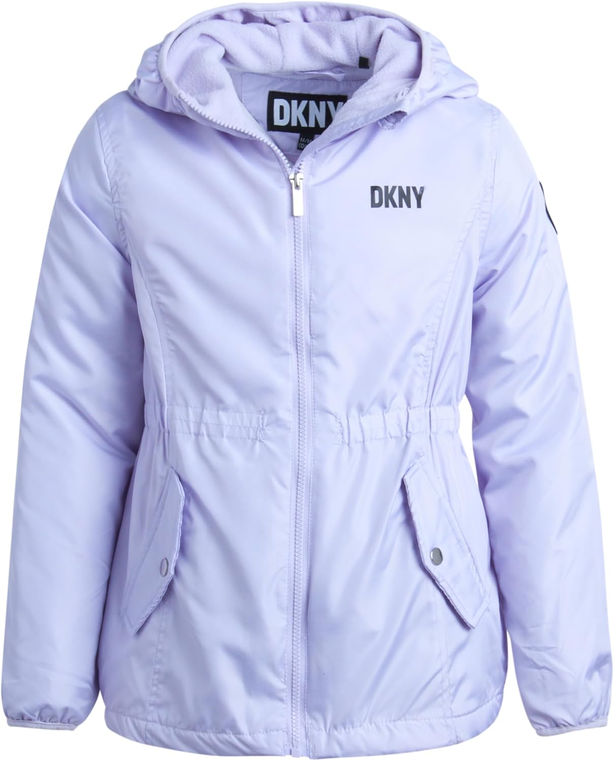 DKNY Girls Anorak Jacket - Weather Resistant Polar Fleece