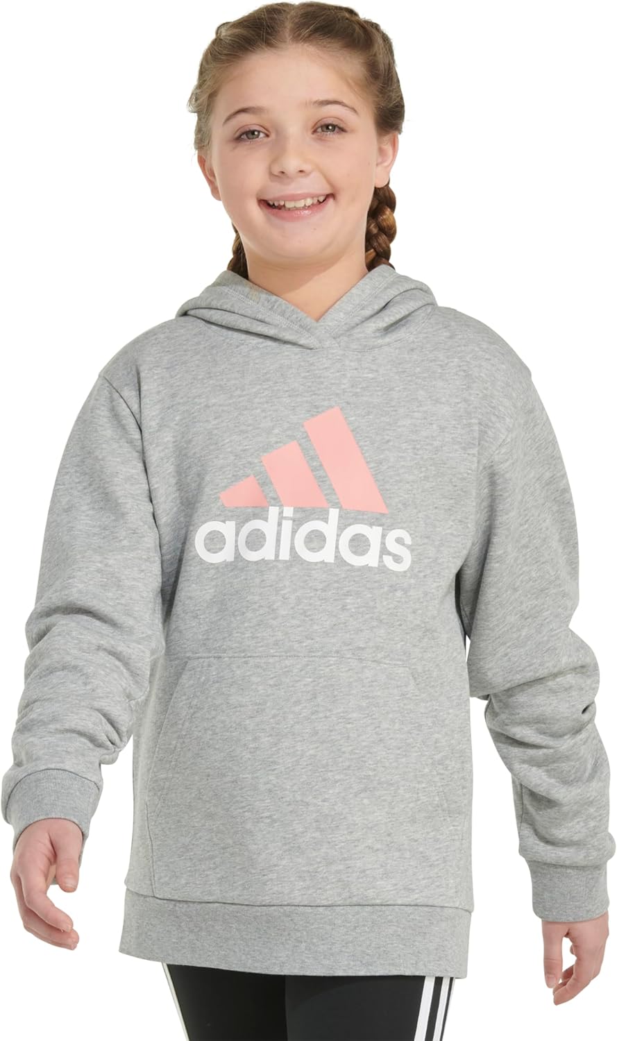 Adidas Girls Warm Fleece Hoodie